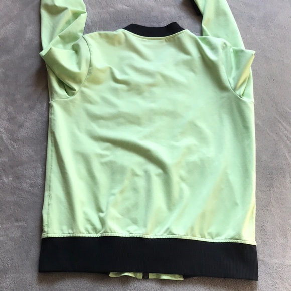 NWOT Bright Green Athleta Zip Up with Pockets - Picture 5 of 5